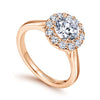 Lana Engagement Ring Setting in Rose Gold