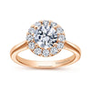 Lana Engagement Ring Setting in Rose Gold