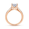 Merritt Engagement Ring Setting in Rose Gold