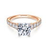 Piper Engagement Ring Setting in Rose Gold