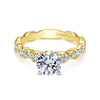 Rowan Engagement Ring Setting in Yellow Gold