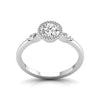 True Romance Engagement Ring Setting with Marquis Diamonds