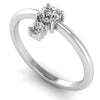 True Romance Double Diamond Ring