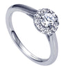Casapia Halo Engagement Ring Setting