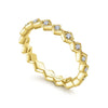 Gabriel &amp; Co. Stackable Diamond Ring in Yellow Gold