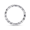 Diamond Marquise Stackable Ring in White Gold