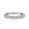 Gabriel &amp; Co. Blue Topaz Stacking Band