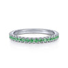 Gabriel &amp; Co. Emerald Stackable Ring