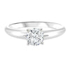 Lab Created Diamond Solitaire Engagement Ring, 0.75ct.
