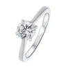 Diamond Solitaire Engagement Ring in 14k Gold