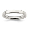 Sterling Silver Comfort Fit Wedding Band