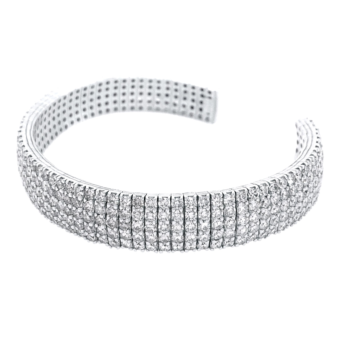 White Pearl and Gold Diamond Cuff – Chan Luu