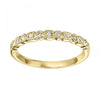 Diamond Stackable Ring in Yellow Gold