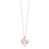 Rhythm of Love Heart Pendant with Cubic Zirconia