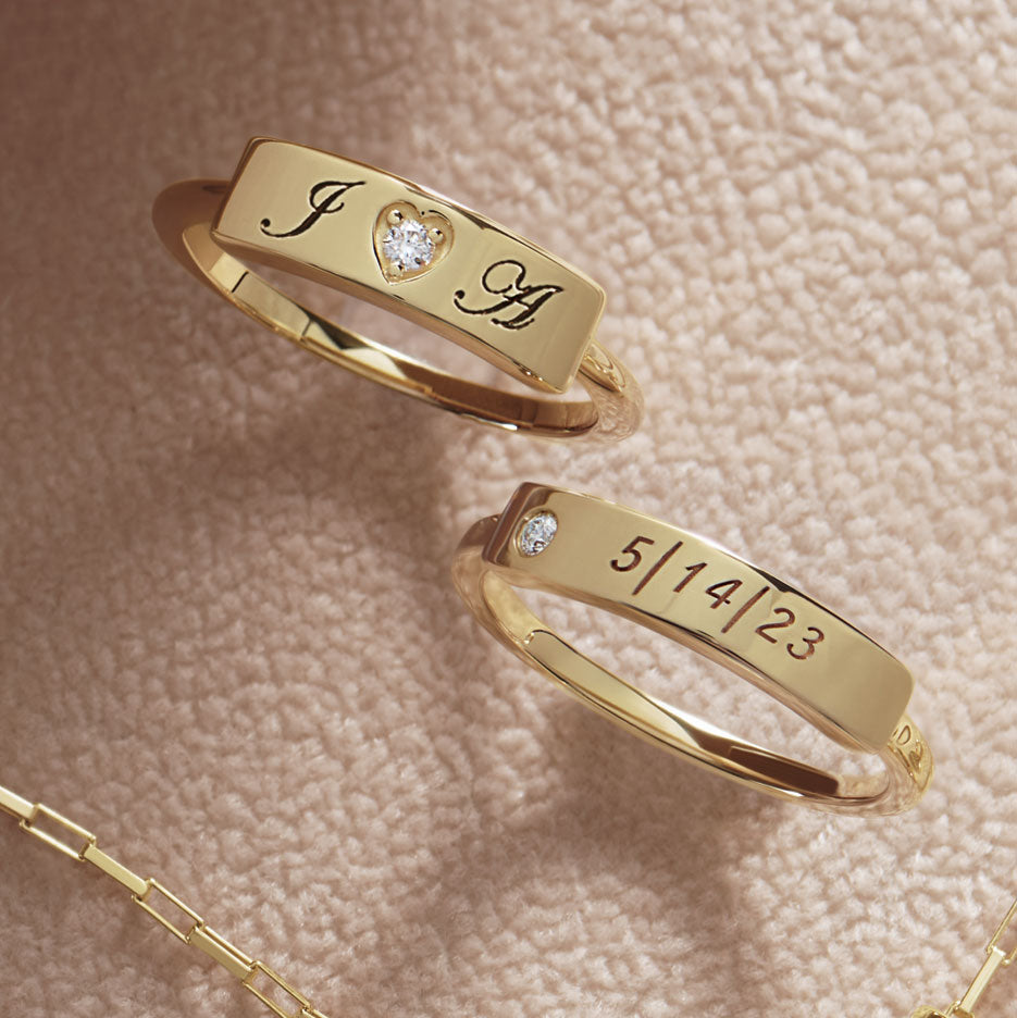 Couple Name Name Ring For Gents Custom Couple Name Ring Adjustable